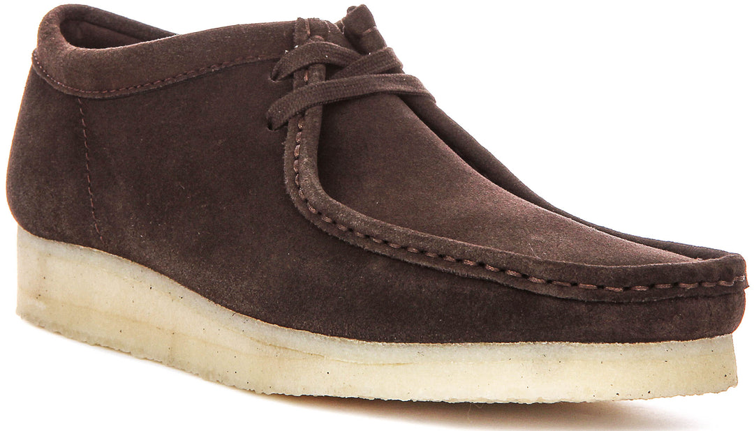Clarks Originals Wallabee In Brown Suede For Men