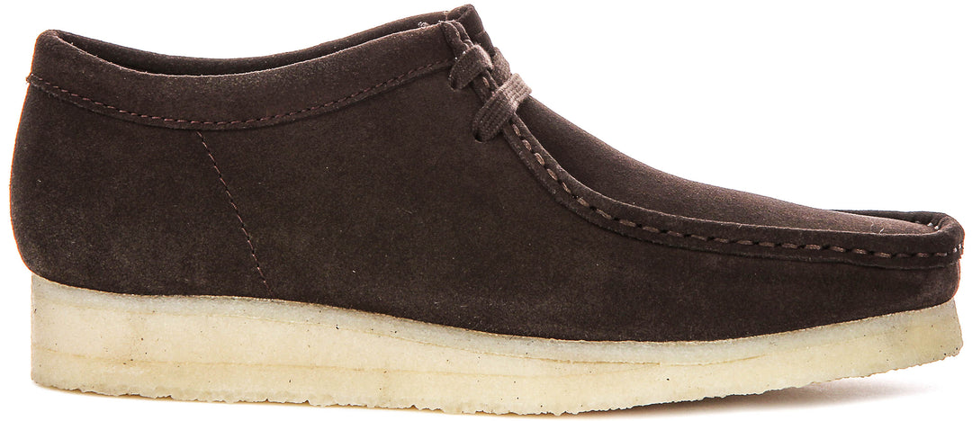 Clarks Originals Wallabee In Brown Suede For Men