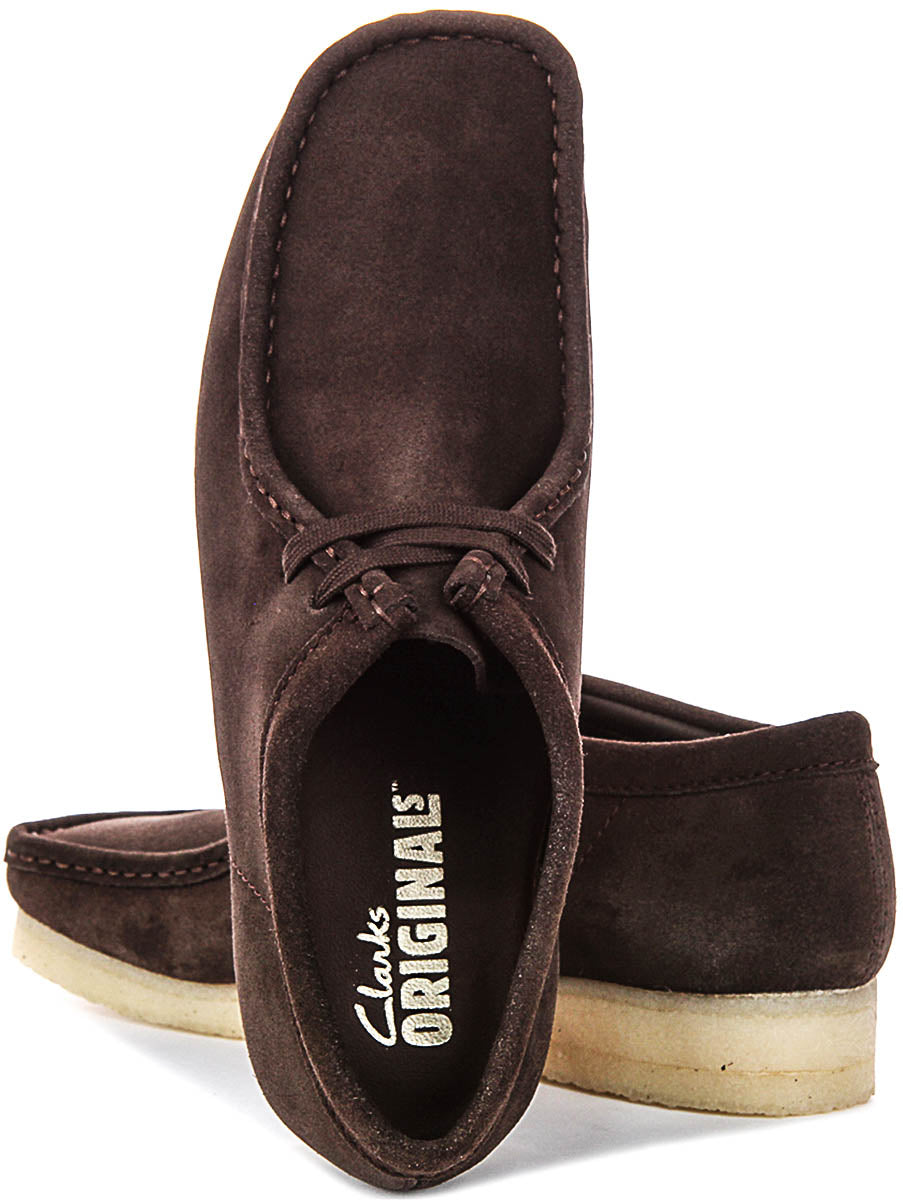 Clarks Originals Wallabee In Brown Suede For Men