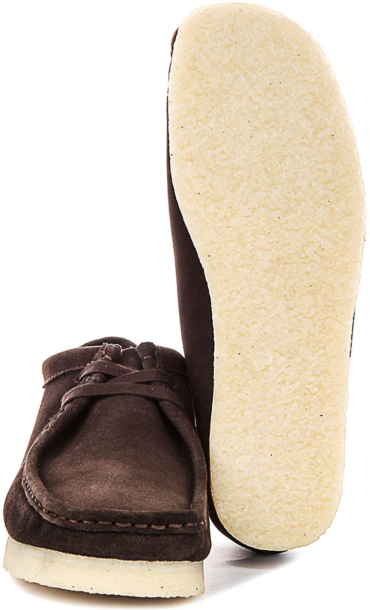 Clarks Originals Wallabee In Brown Suede For Men