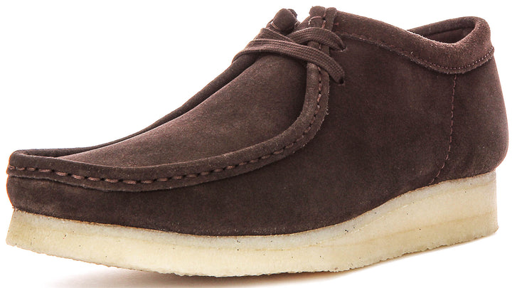 Clarks Originals Wallabee In Brown Suede For Men