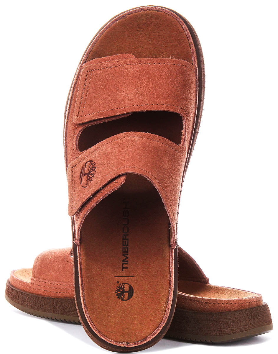 Timberland Casco Cove Slide In Brown Suede For Men