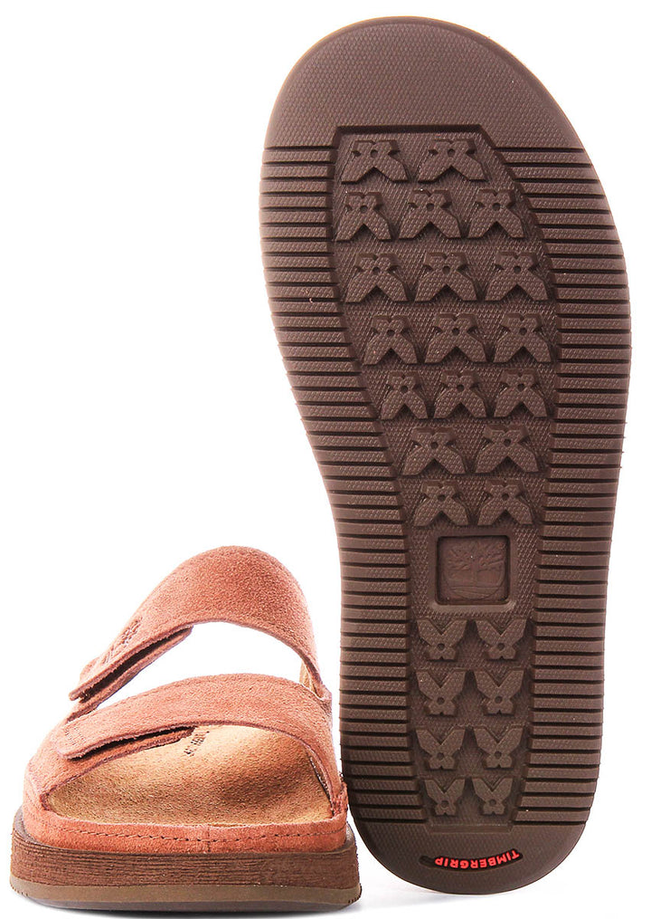 Timberland Casco Cove Slide In Brown Suede For Men
