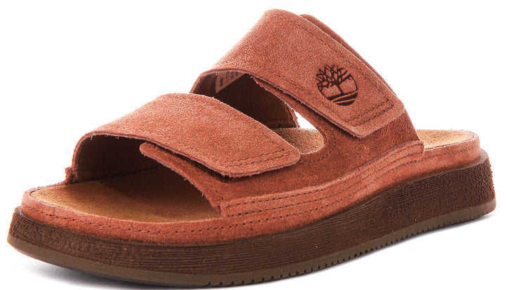 Timberland Casco Cove Slide In Brown Suede For Men