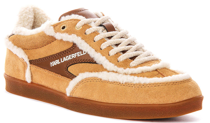 Karl Lagerfeld Kandidate Suede In Brown For Women
