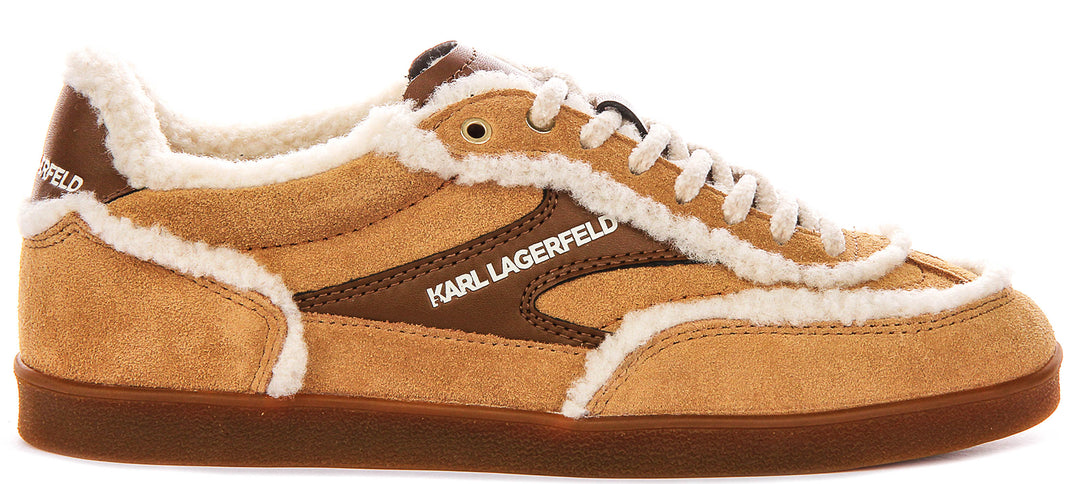 Karl Lagerfeld Kandidate Suede In Brown For Women