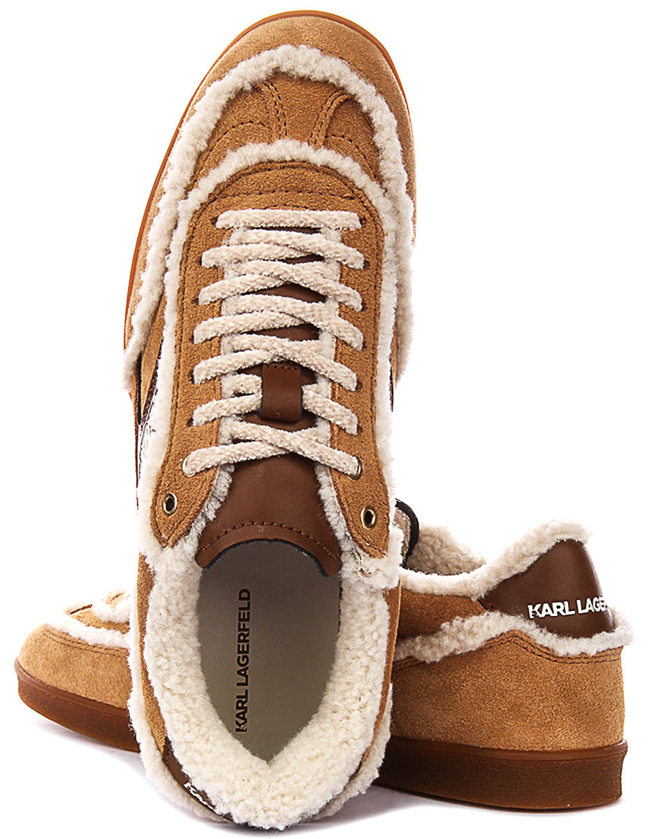 Karl Lagerfeld Kandidate Suede In Brown For Women