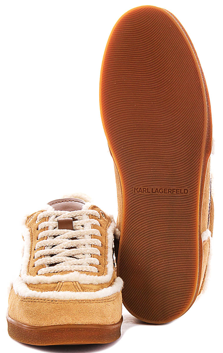 Karl Lagerfeld Kandidate Suede In Brown For Women