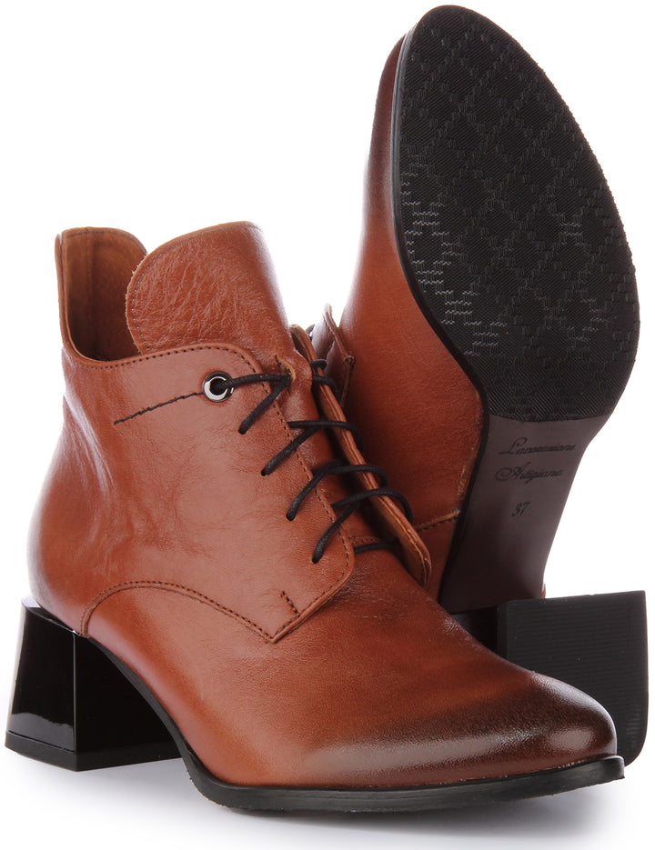 Justinreess England Athena In Brown Tan For Women