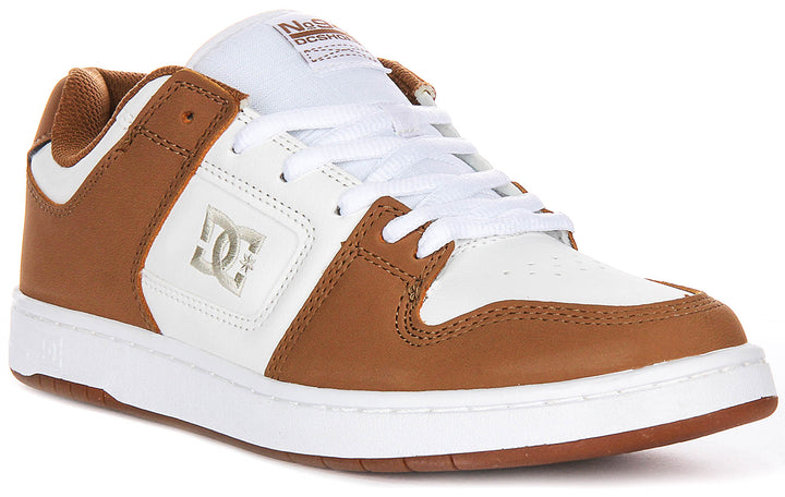 Dc Shoes Manteca 4 Se In Brown White For Men