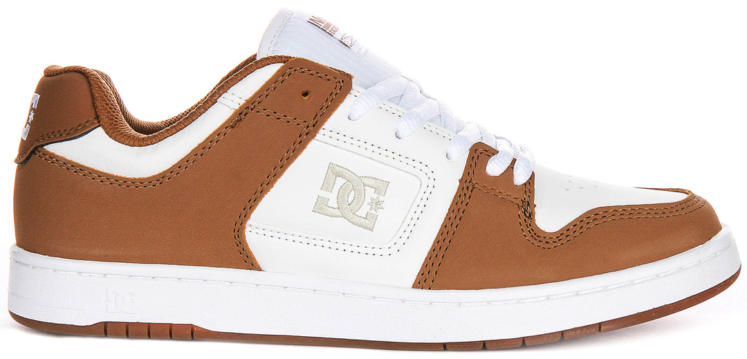 Dc Shoes Manteca 4 Se In Brown White For Men