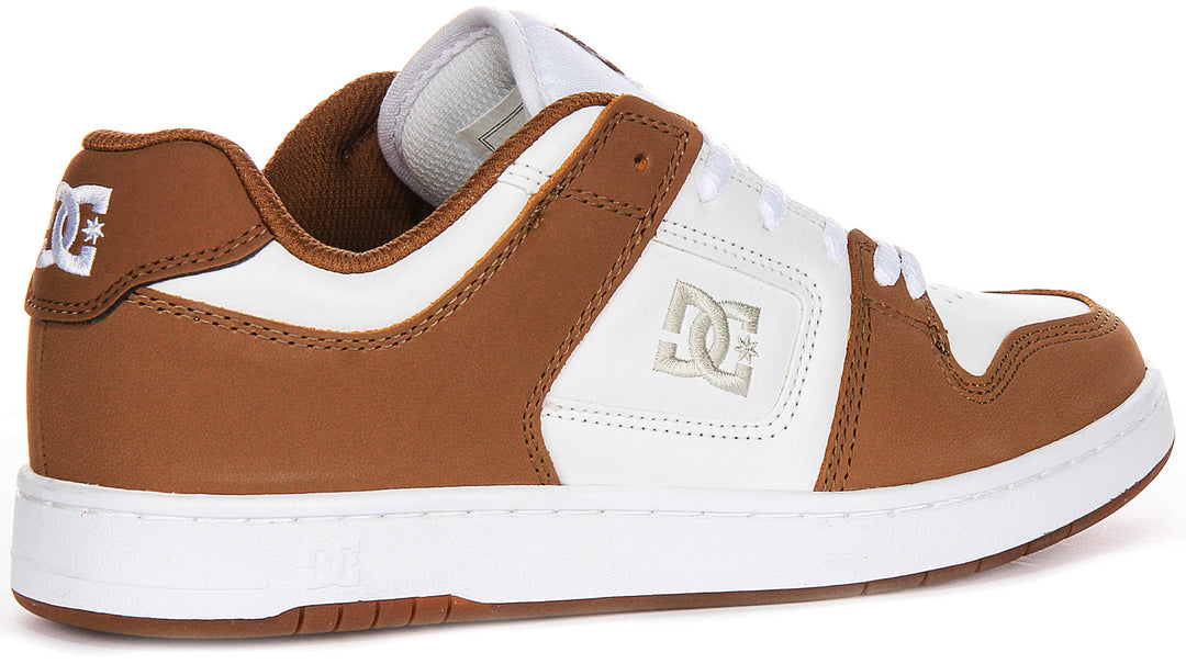 Dc Shoes Manteca 4 Se In Brown White For Men