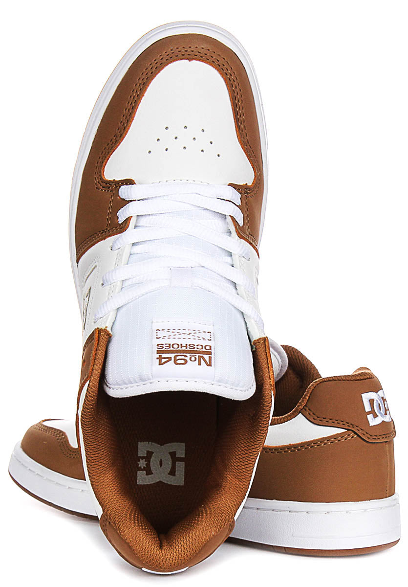 Dc Shoes Manteca 4 Se In Brown White For Men