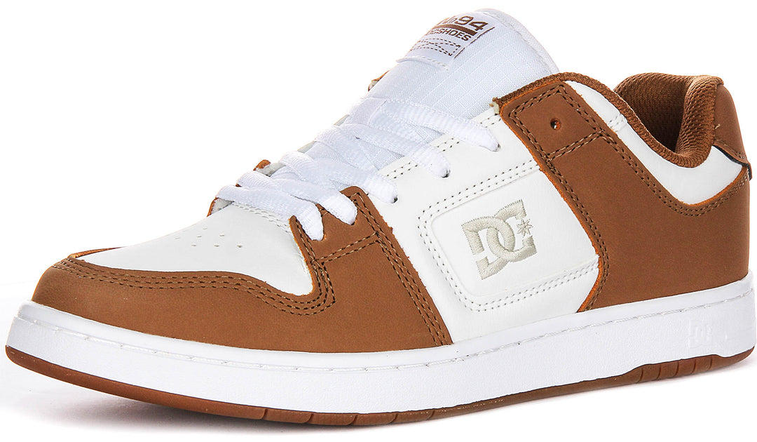 Dc Shoes Manteca 4 Se In Brown White For Men