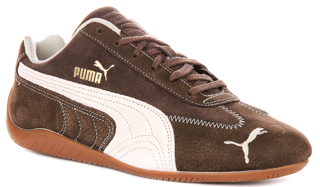 Puma Speedcat C In Brown White For Women