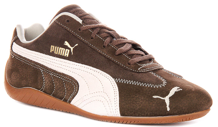 Puma Speedcat C In Brown White For Women