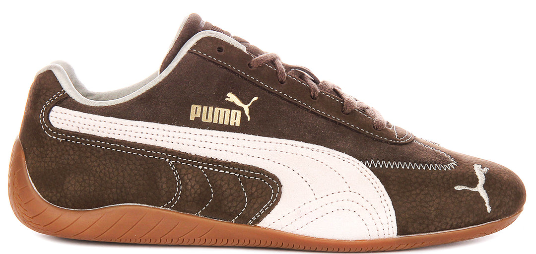 Puma Speedcat C In Brown White For Women