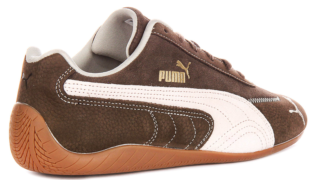 Puma Speedcat C In Brown White For Women