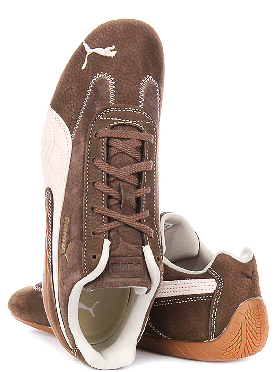 Puma Speedcat C In Brown White For Women