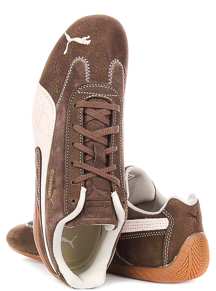 Puma Speedcat C In Brown White For Women