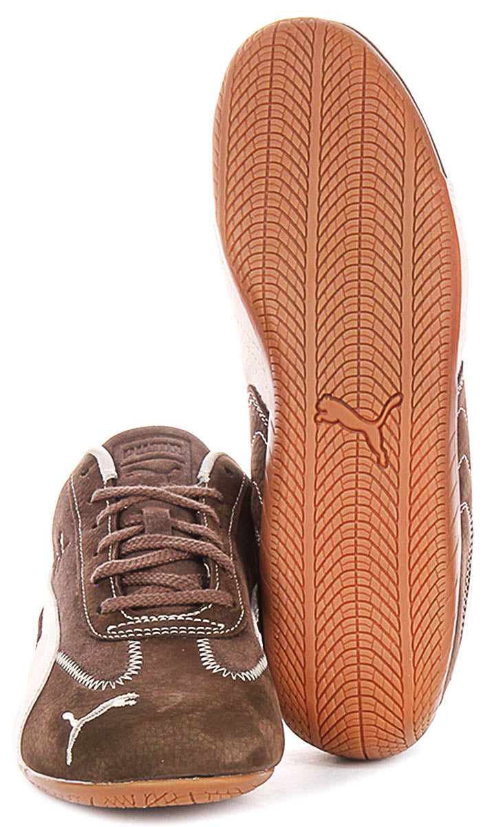 Puma Speedcat C In Brown White For Women