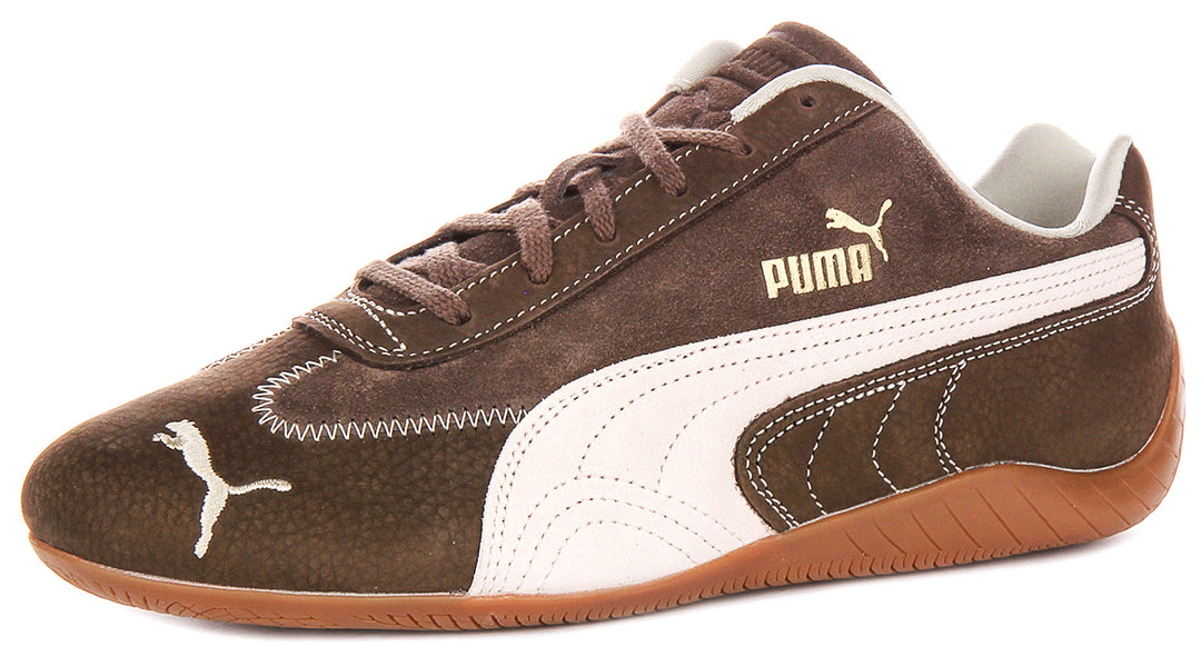 Puma Speedcat C In Brown White For Women