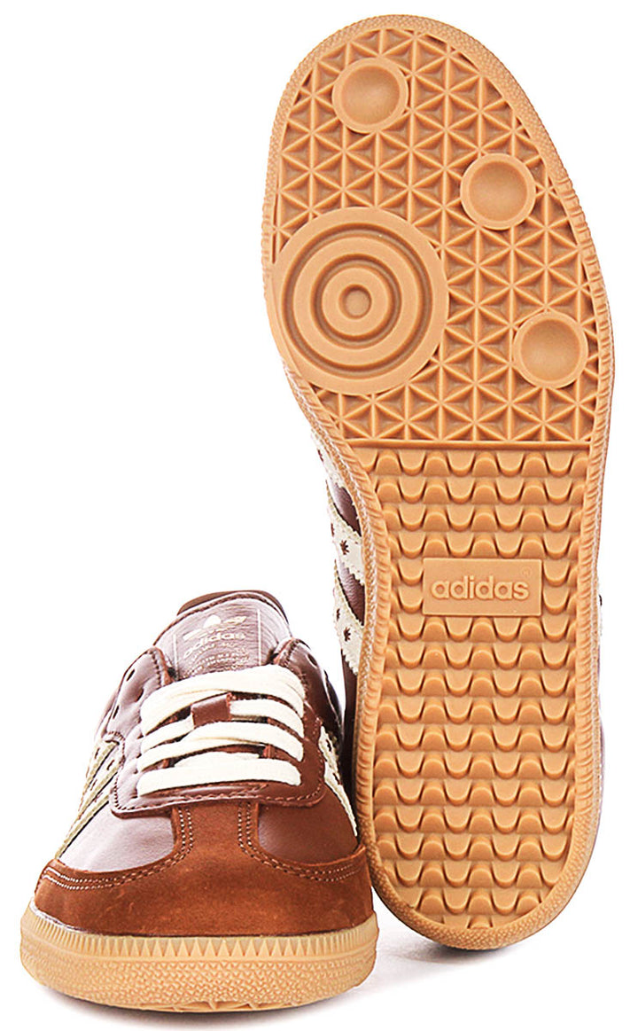 Adidas Samba OG In Brown White For Women