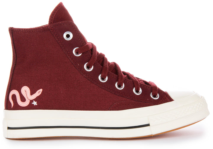 Converse Chuck 70s Hi A09164C In Burgundy For Women