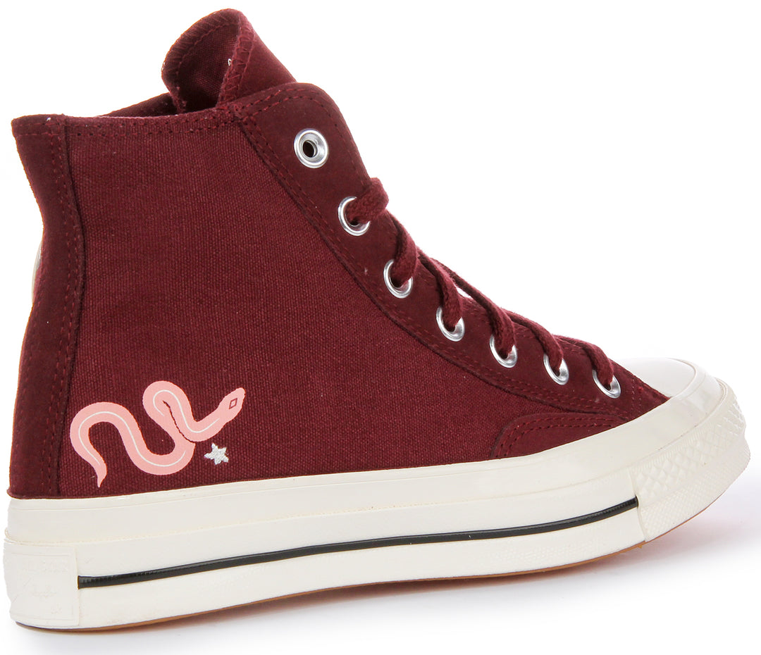 Converse Chuck 70s Hi A09164C In Burgundy For Women