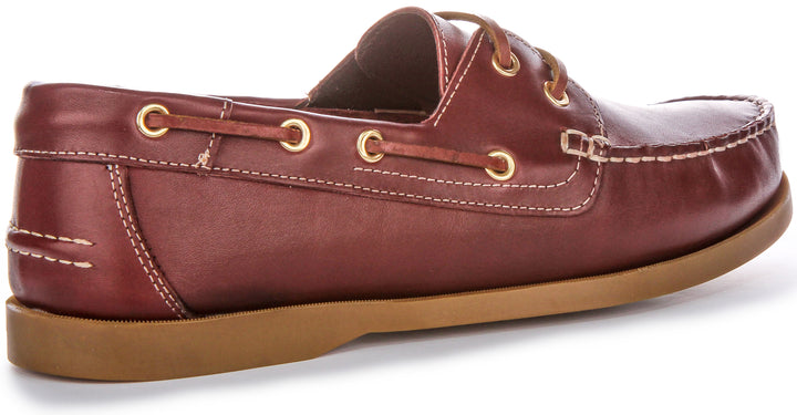 Justinreess England Bay In Burgundy For Men