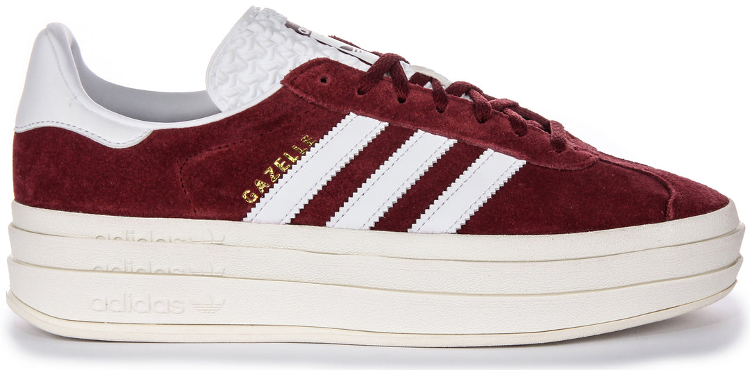 Adidas Gazelle Bold W In Burgundy For Women