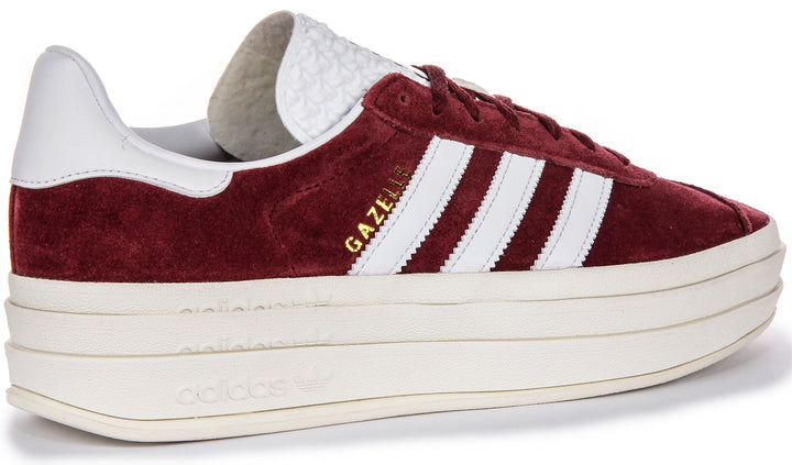 Adidas Gazelle Bold W In Burgundy For Women