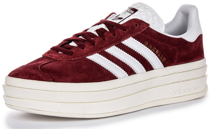 Adidas Gazelle Bold W In Burgundy For Women