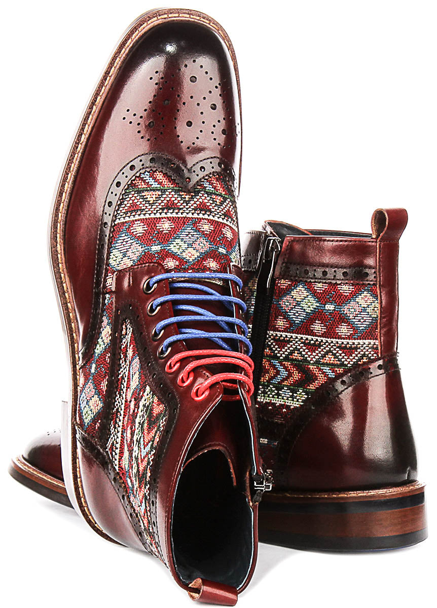 Justinreess England Carlos In Burgundy For Men