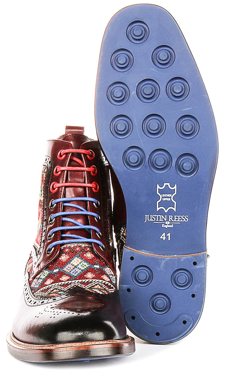 Justinreess England Carlos In Burgundy For Men