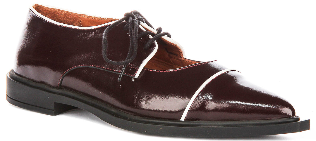 Justinreess England Jane In Burgundy For Women