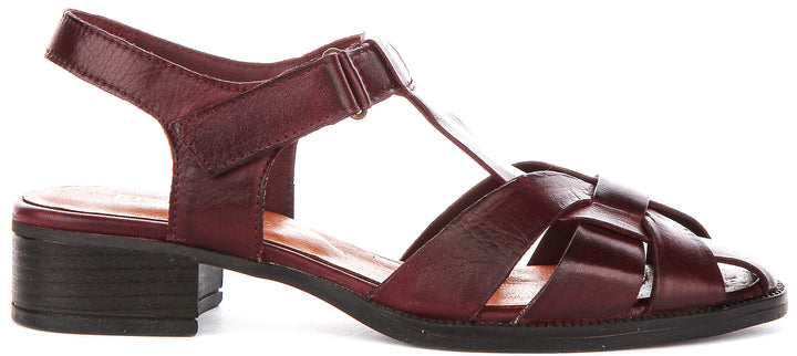 Justinreess England Sabrina In Burgundy For Women