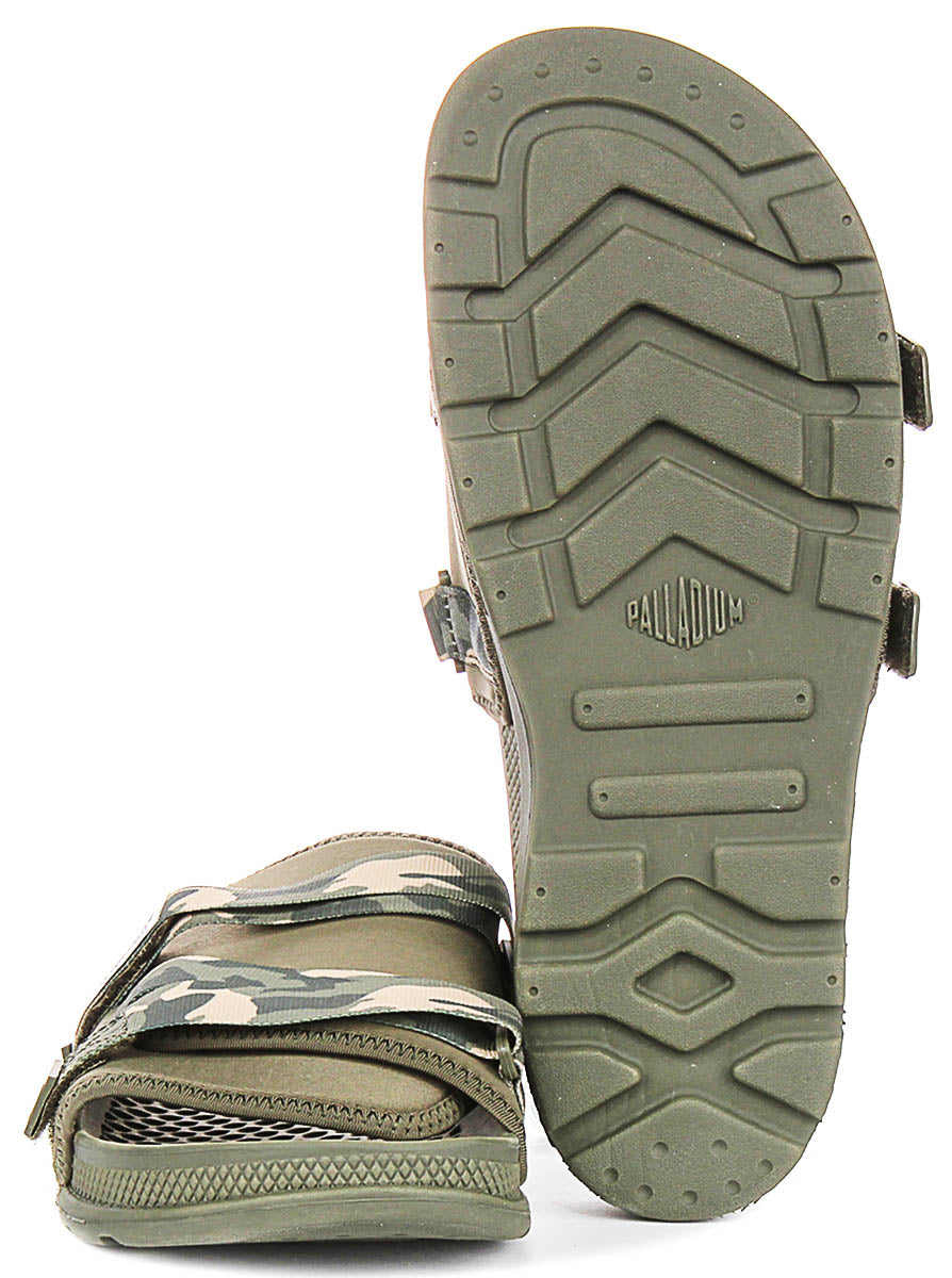 Palladium Solea Slide In Camogreen