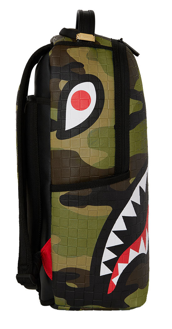 Sprayground Woodland Camo Check In Green