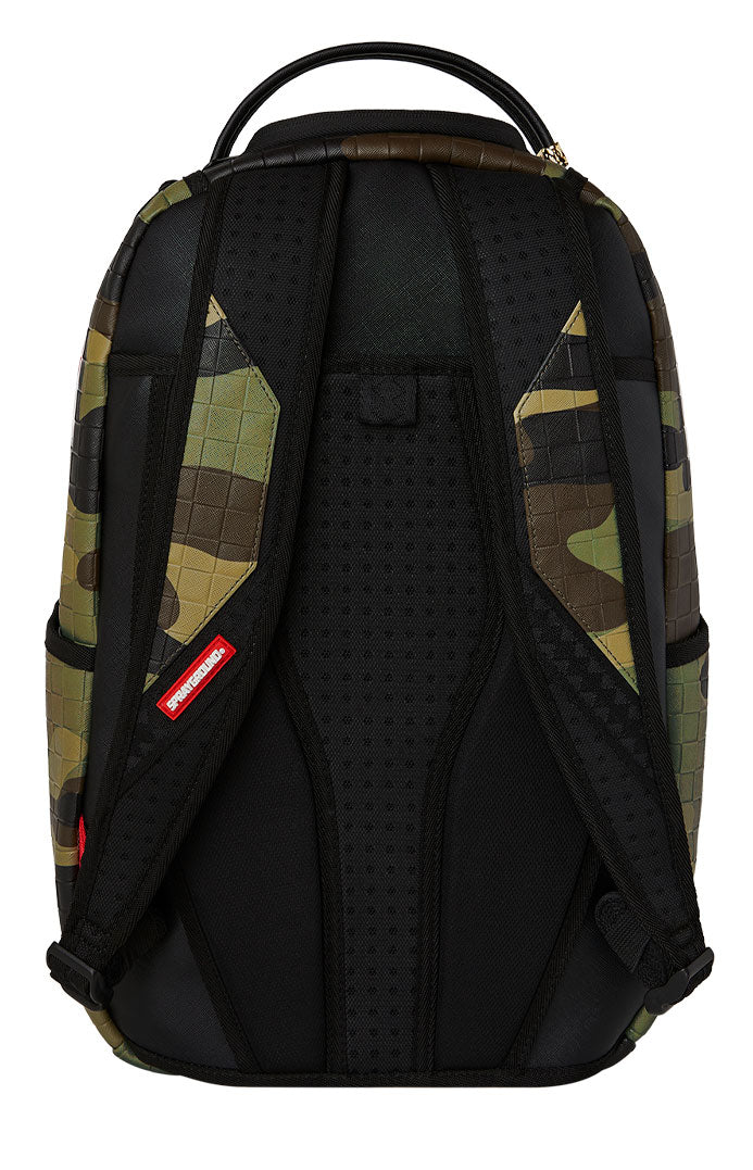 Sprayground Woodland Camo Check In Green
