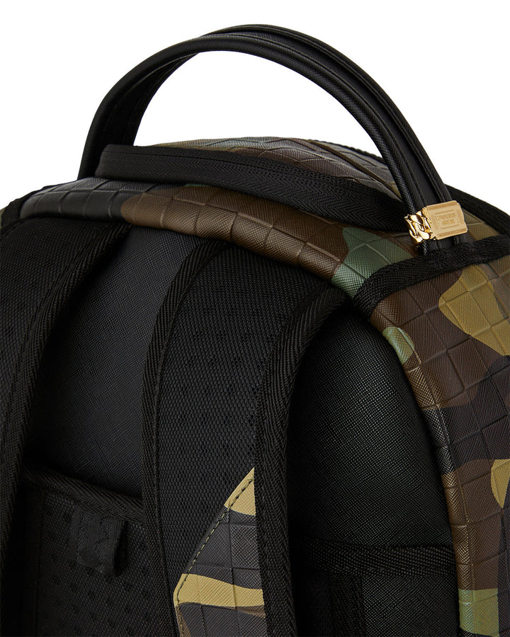 Sprayground Woodland Camo Check In Green