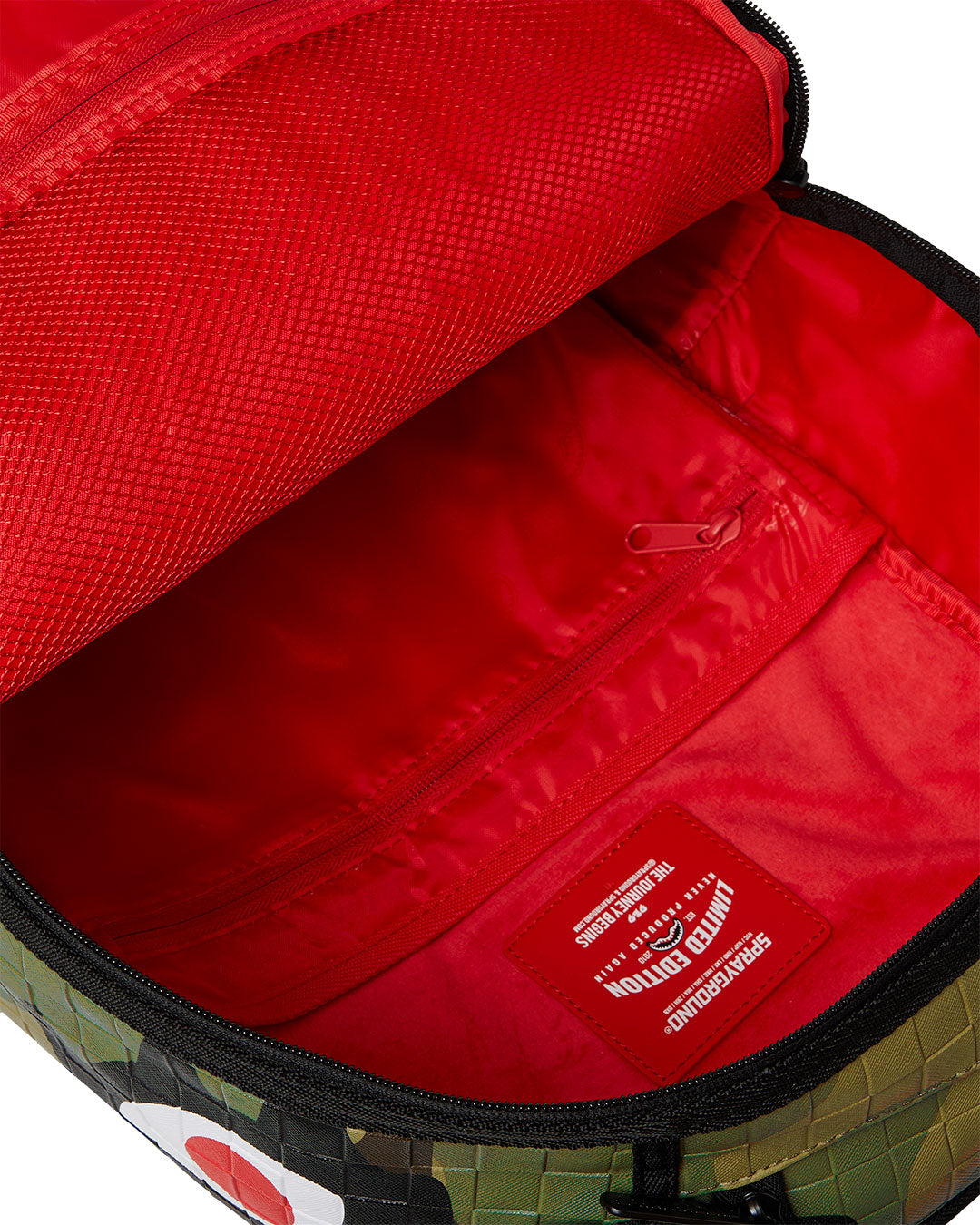 Sprayground Woodland Camo Check In Green