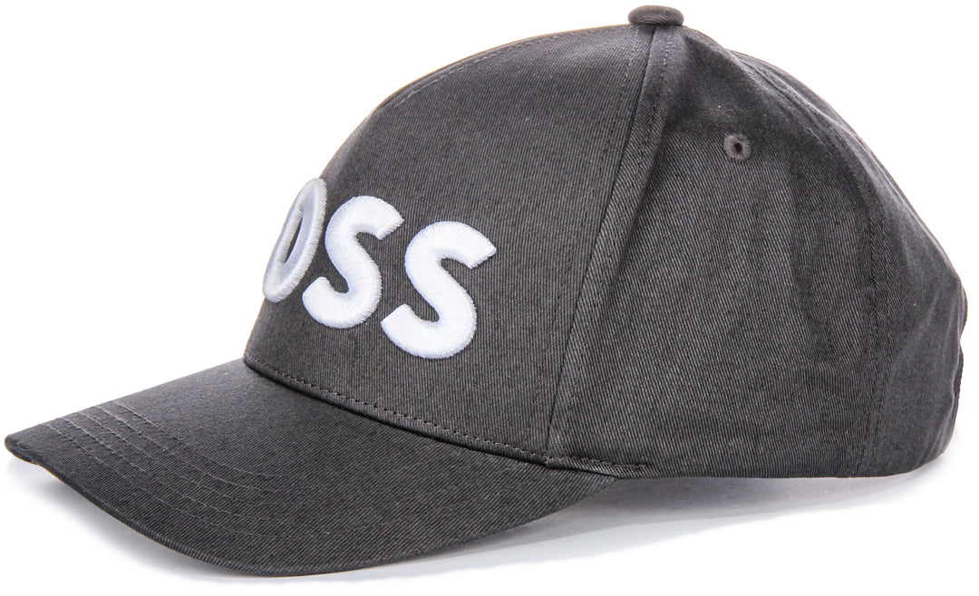 Boss Sevile Boss 6 Cap In Charcoal