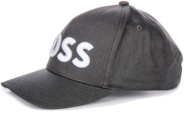 Boss Sevile Boss 6 Cap In Charcoal