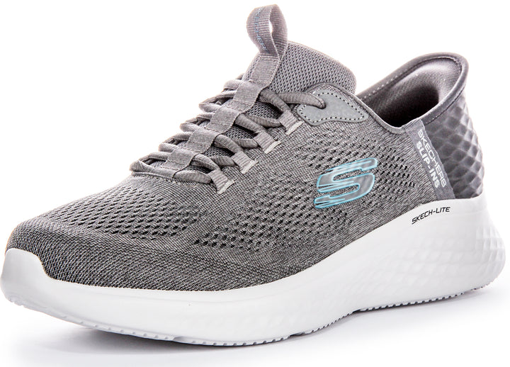 Skechers Skech Lite Pro In Charcoal For Men