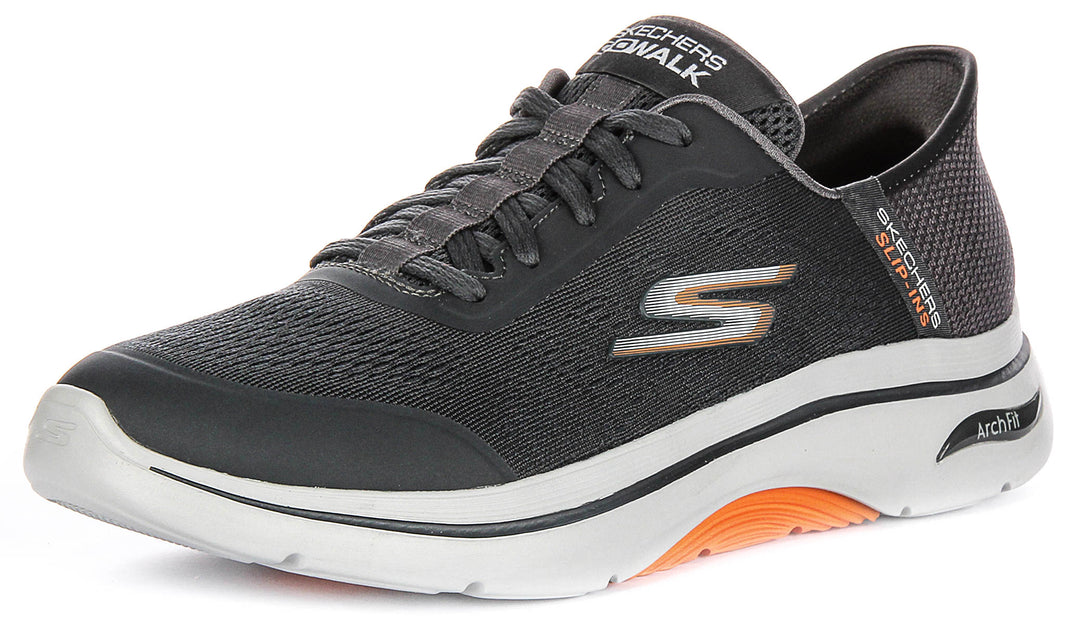 Skechers Arch Fit 2.0 In Charcoal For Men