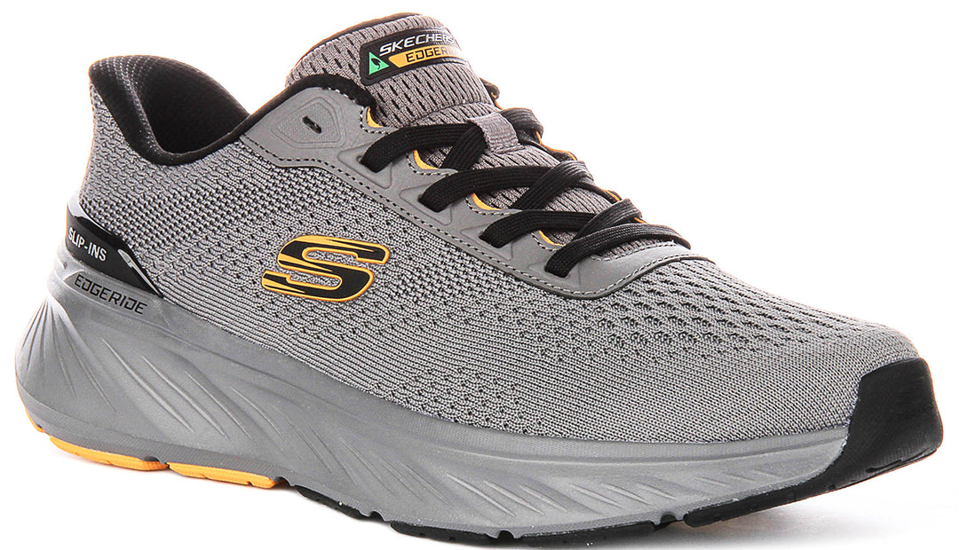 Skechers Edgeride In Charcoal For Men