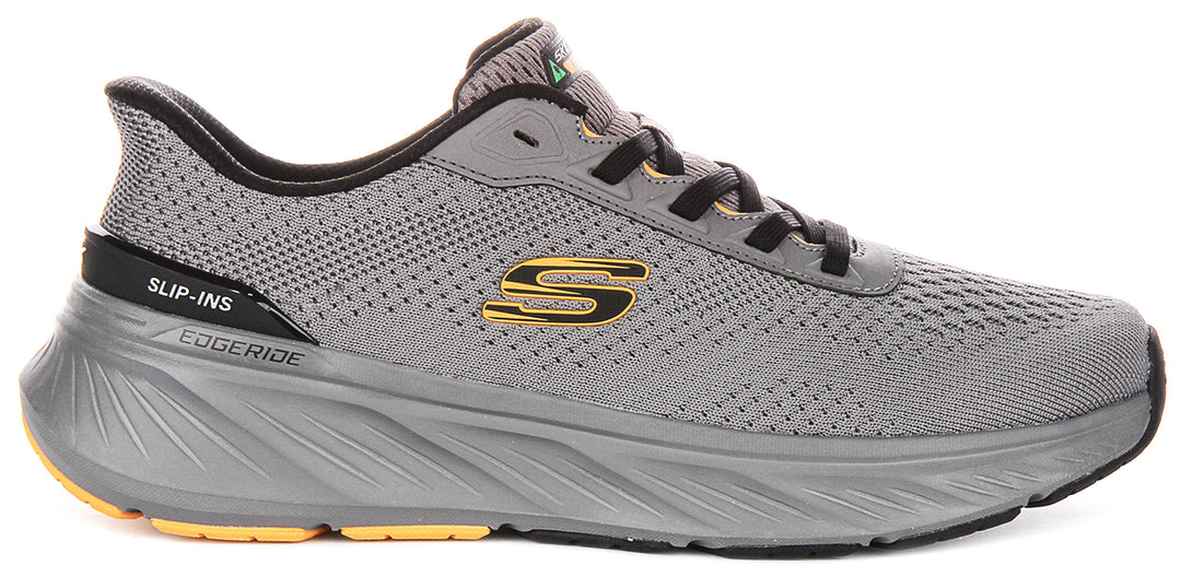 Skechers Edgeride In Charcoal For Men