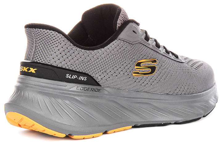 Skechers Edgeride In Charcoal For Men