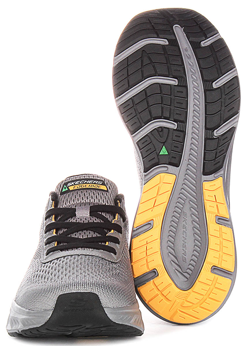 Skechers Edgeride In Charcoal For Men
